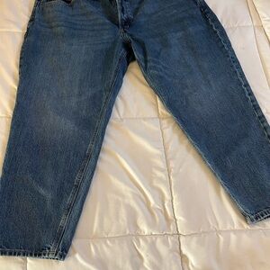 Women’s Old Navy Slouchy Taper Deep Blue jeans size 18